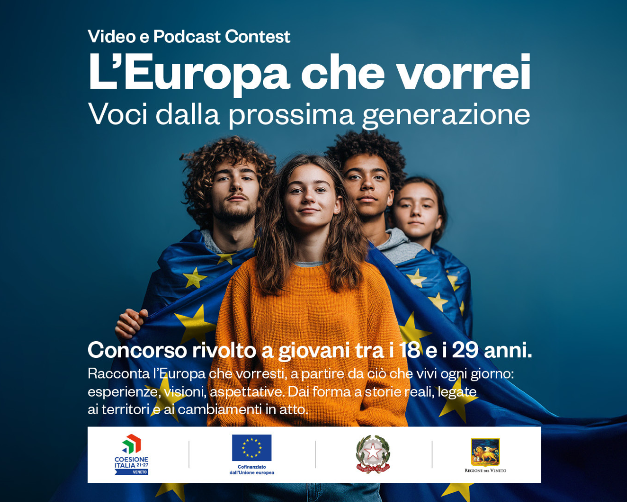 Immagine ragazzi con mantello europa